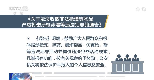 公安部：对涉枪涉爆等犯罪打源头